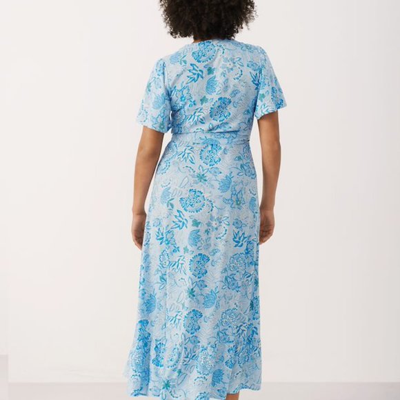 Part Two Midi Wrap Dress - Picture 4 of 8